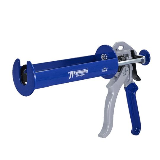 Newborn Duracore Model 385 Co-Axial Cartridge Applicator Gun, 18:1 Thrust Ratio, 5:1 Mix Ratio