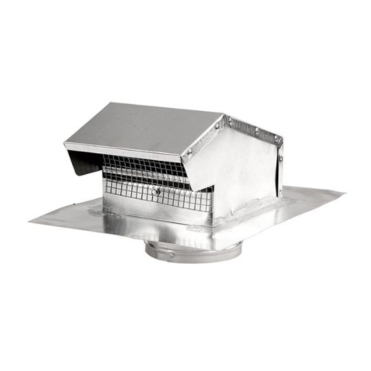 GAF MasterFlow Aluminum Goose Neck Vent — Ventilation and Drainage — GAFGNV10A