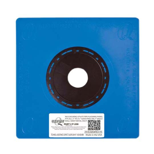 Quickflash P-200 2" to 2-1/2" Plumbing, Gas & Hvac Flashing Panel