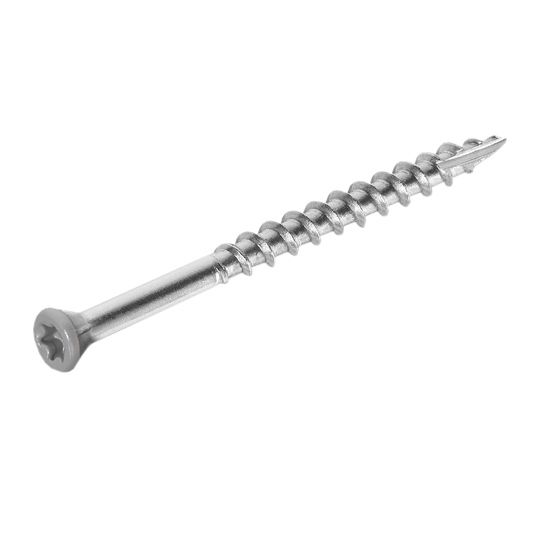 Starborn Industries #7 x 2-1/4" Deckfast Stainless Steel Screw - 1,750 Piece Pro Pack