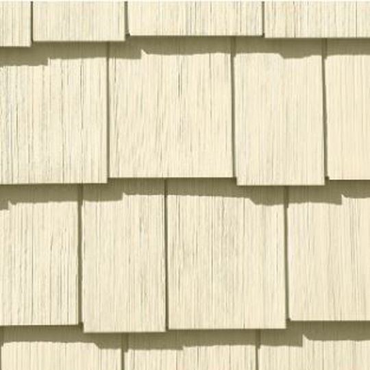 CertainTeed Siding Cedar Impressions Double 7" Staggered Perfection Polymer Shingle Siding - Cedar Grain Finish — CERCID7SGHC