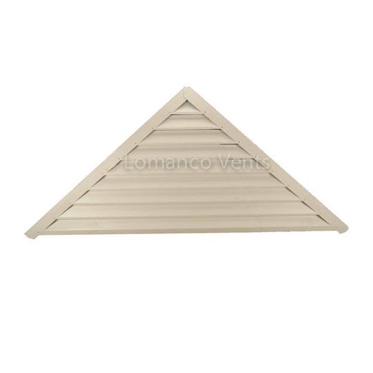 Lomanco Model-909 Adjustable Vari-Pitch Triangular Gable Louver — LOM909WH