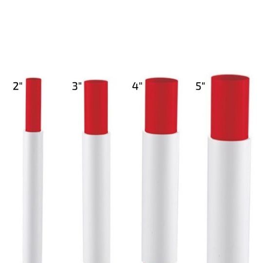 Tubos 28" PVC Pipe Extension for 2" Existing Vent Pipe - Box of 18