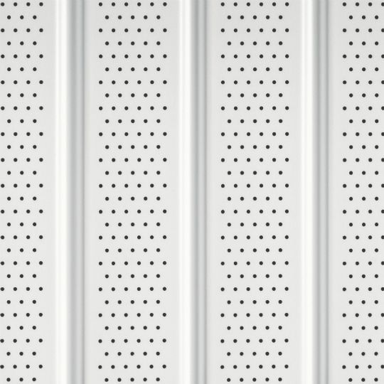 CertainTeed Siding Universal Triple 4" Fully Vented Vinyl Soffit - Matte Finish — CERUST4MTFVCW