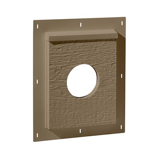 Wausau Supply 8" x 11" Diamond Kote Cedar RigidMount Universal Mount Block — WSUDKCRMS8114U