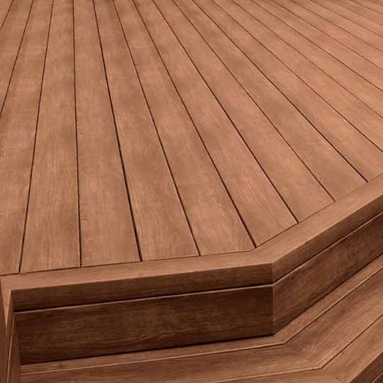 Royal Building Products 5/4" x 6" x 12' Zuri Grooved Deck Board — ROYZDGV54612PE