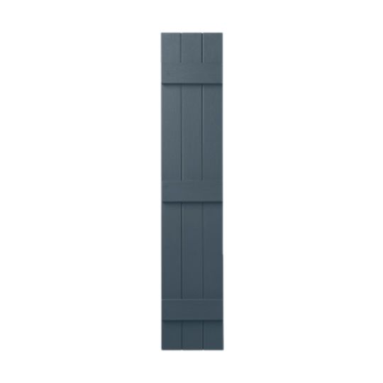 Mastic 11" x 63" Board & Batten Standard 3-Board Shutters - Closed Style — ACOVIN3C116395