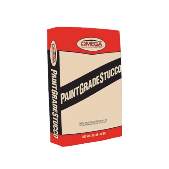 Omega Products International ColorTek Premium Paint Grade Coarse Exterior Stucco - 90 Lb. Bag