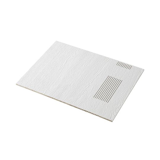 Wausau Supply 3/8" x 24" x 16' Diamond Kote Vented Soffit - Woodgrain Texture — WSUDK2416VSWH