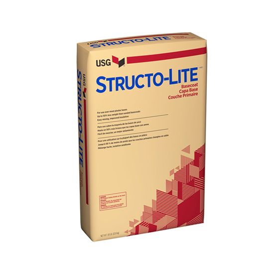 U.S. Gypsum Structo-Lite Basecoat Plaster - 50 Lb. Bag