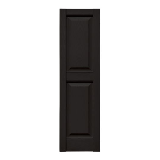 Mid-America Standard Williamsburg Raised Panel Shutter — MABPSBK1231