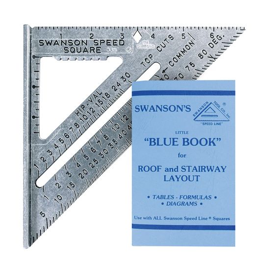 Swanson 7" Speed Square with Blue Book