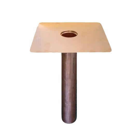 Precision Metals Copper Econo/Overflow Drain, Hot Weld, 12" Pipe — Ventilation and Drainage — PCMCDW3