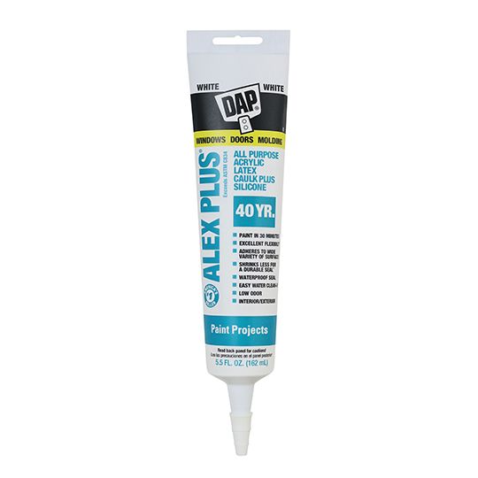 DAP Alex Plus Acrylic Latex Silicone - 5.5 Oz. Tube