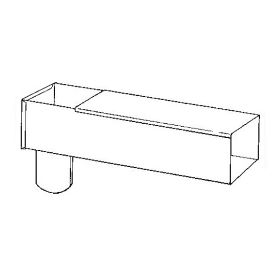 Berger Building Products 4" x 16" Regular (Open) Copper Eave Box