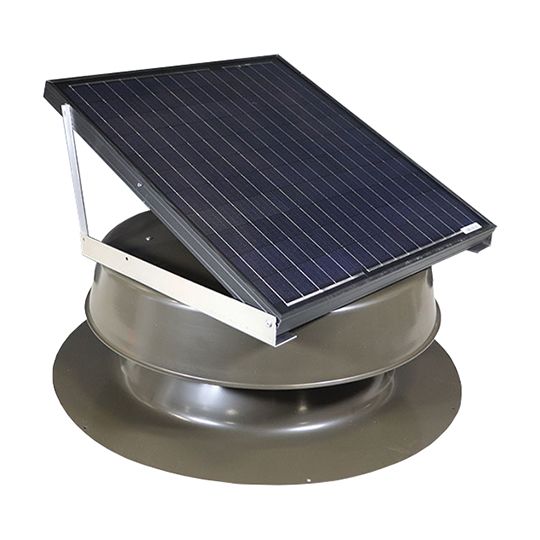 Kennedy Skylights 48 Watt Roof Mount Solar Attic Fan — Ventilation and Drainage — KSLSAF48BR