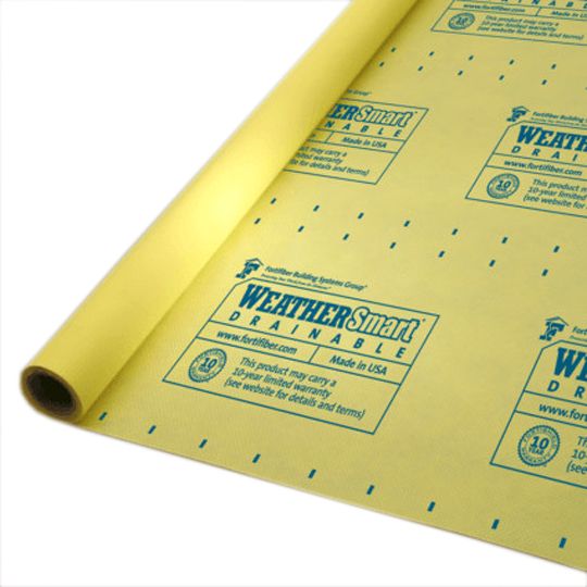 Fortifiber 10' x 125' WeatherSmart Drainable Housewrap