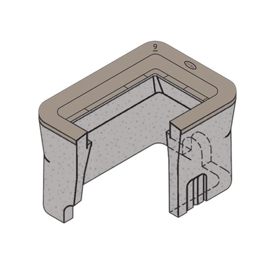 Oldcastle Enclosures 12" Christy B09 Extension