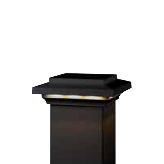 Azek 5-1/2" x 5-1/2" Crossover LED Lighted Island Post Cap