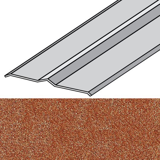 Unified Steel 4-1/2" x 79" Valley Center Cover — BORVCC79SG