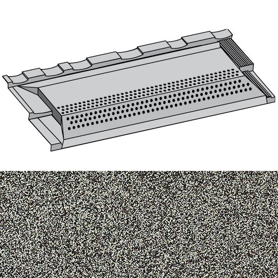 Unified Steel EZ-Vent Cottage Shingle — Metal Roofing — BOREZVCOTIW