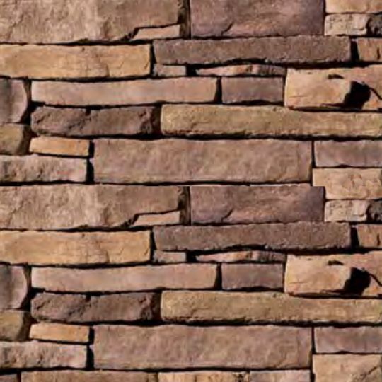 Eldorado Stone Mountain Ledge Flat Stone - 9 Sq. Ft. Box — ELDMLF0089SB