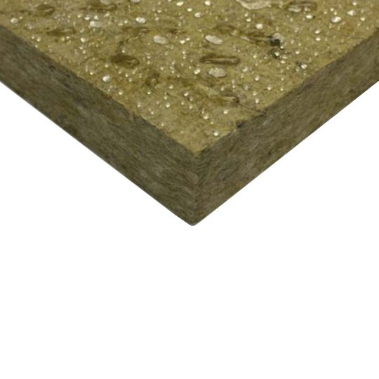 Owens Corning 2-1/2" x 24" x 48" Thermafiber RainBarrier 45 Continuous Semi-Rigid Mineral Wool Insulation - 48 Sq. Ft. Bag