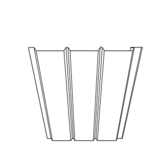 Mastic Endurance Triple 4" Solid U-Groove Aluminum Soffit — ACOSAS12316511