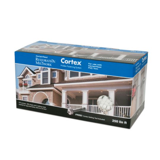 CertainTeed Siding Cortex Hidden Fastening System with 2" Smooth Screws - 250 Lin. Ft. Box