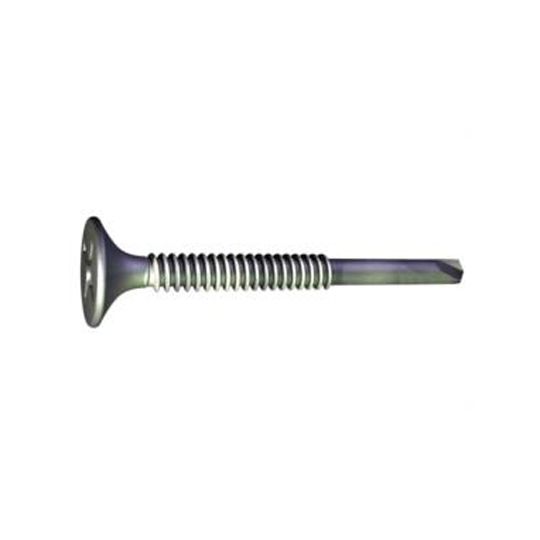 Grabber Construction Products #10 x 3-5/8" Bugle Head Pbh Leader Point #3 NanoGard Screws - Carton of 1,000