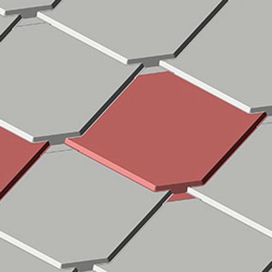ATAS International CastleTop Aluminum Roof Shingles