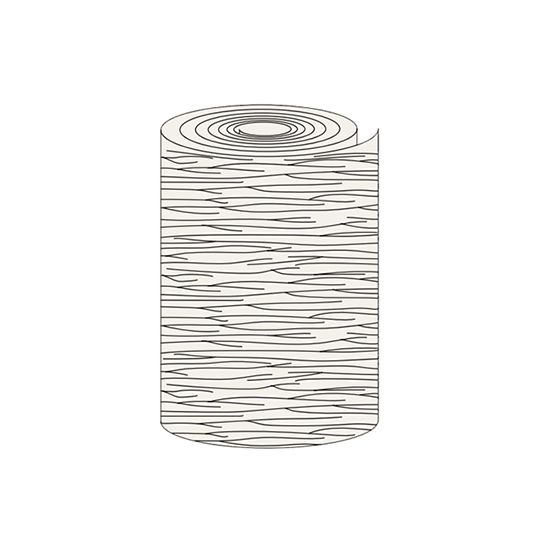 Quality Edge .019" x 24" x 50' TruCoil PVC Embossed Woodgrain Aluminum Trim Coil — QEDT24WP805STERL