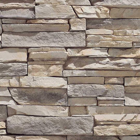 Eldorado Stone Stacked Stone Flat Stone - 100 Sq. Ft. Box — ELDSSF0025BB