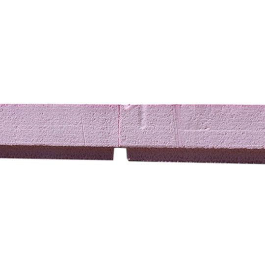 Owens Corning 3" x 2' x 8' Foamular NGX 604 Channel Edge Extruded Polystyrene (XPS) Rigid Foam Insulation