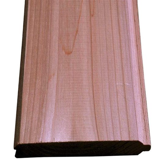 Boise Cascade 1" x 6" x 20' V Groove Tongue & Groove Cedar