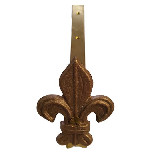 Berger Building Products Mullane Classic Series #400 Cast Bronze Fleur-de-Lis Snow Guard