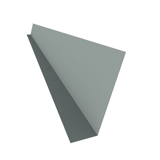 Able Sheet Metal 28 Gauge x 2" x 6" x 10' 110° Galvanized Steel Roof To Wall Flashing