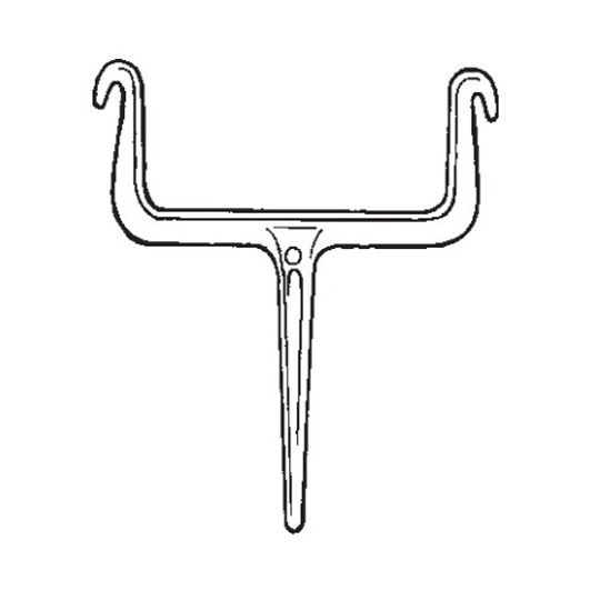 Berger Building Products 3" x 4" Square Coppered Wired Hook for Wood/Brick