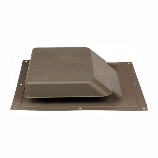 GAF MasterFlow Slant-Back Plastic IR61 Roof Louver — Ventilation and Drainage — GAFR61BR
