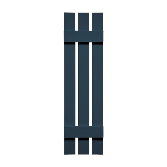 TRI-BUILT Standard Board-N-Batten 3-Board Spaced Shutters (Pair) — TRI031267036