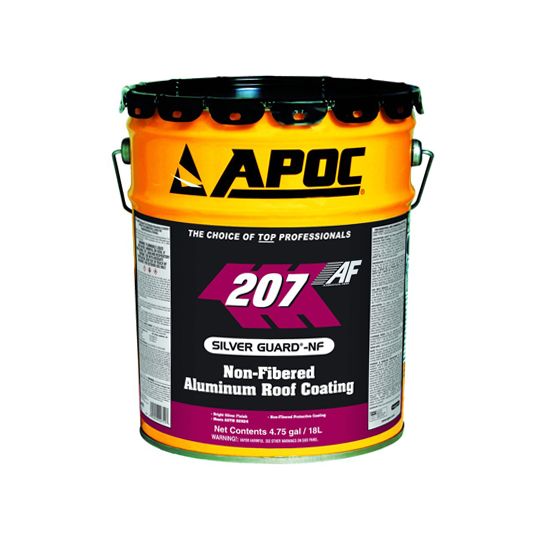 APOC 207 Silver Guard-NF Non-Fibered Aluminum Roof Coating — Adhesives, Caulks & Sealants — GHOAP207G5