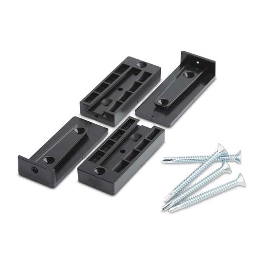 Color Guard Railing Systems 2" x 4" Shadow Rail Connector for Wood Railing System with Fixed 35° Angle - Pack of 2