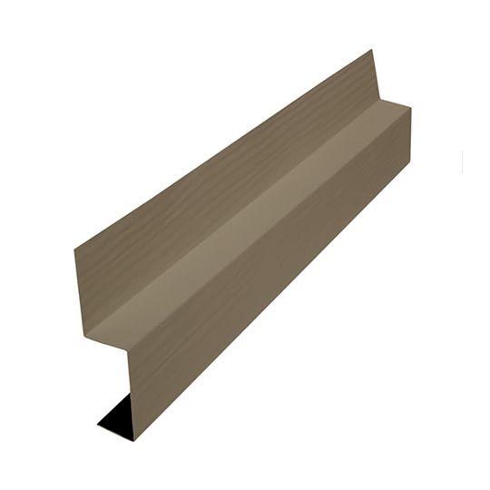 Wausau Supply 1" x 10' Diamond Kote Woodgrain Spacer Flashing