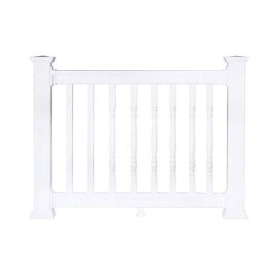 Southern Vinyl Manufacturing 36" H x 6' W T-Rail Porch Kit with 1-1/2" Square Pickets