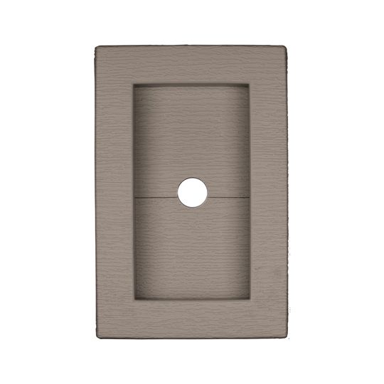 Mid-America Split Mount Water Management Block for Fiber Cement Siding — MABWMSB008