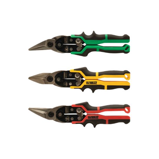 DeWalt Ergo Aviation Snips - Pack of 3