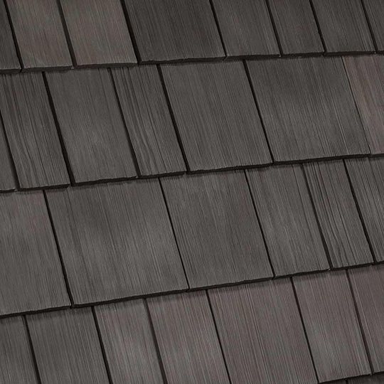 Davinci Roofscapes 12" Select Shake One-Piece Hinged Hip & Ridge - Bundle of 10 — Slate Roofing — DAVSS12HRMCR