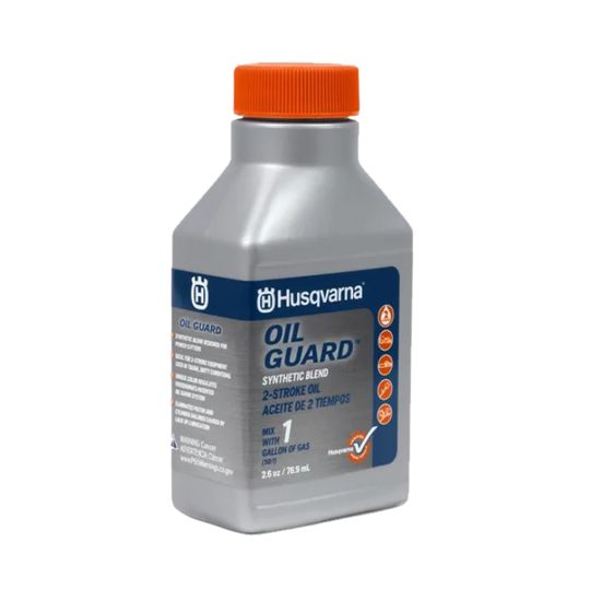 Husqvarna Oil Guard Premium 2-Stroke 50:1 Engine Oil - 2.6 Oz. Bottle