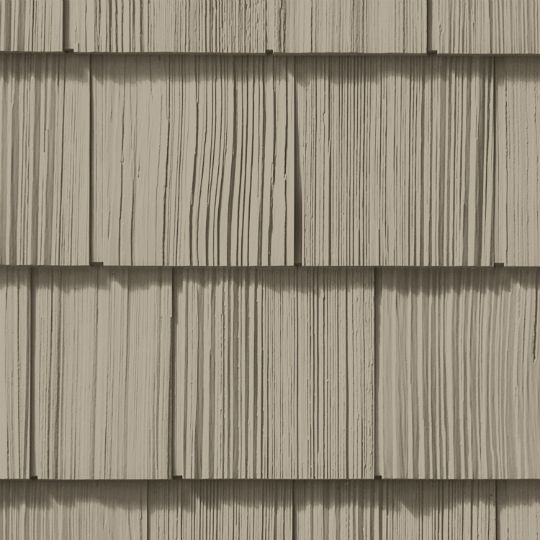 CertainTeed Siding Cedar Impressions Double 7" Straight Edge Rough-Split Polymer Shake Siding — CERCID7RSNC