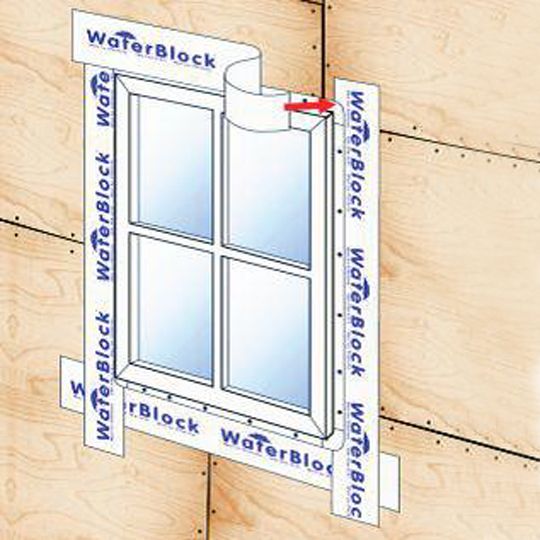 WaterBlock 12" x 300' Nail-On Flashing